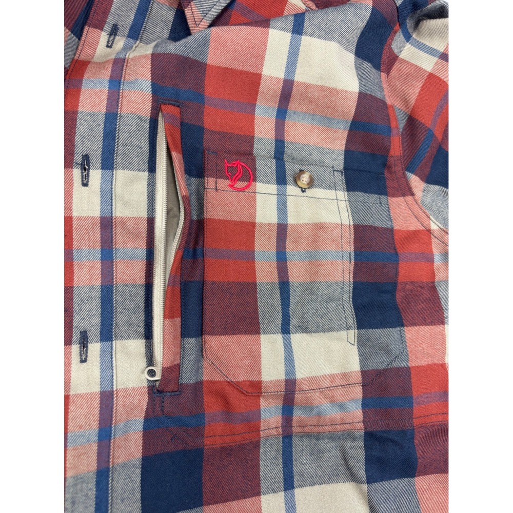 NWOT Fjallraven Fjallglim Shirt Long Sleeve Plaid Button Up Men's Large flannel - Picture 6 of 9